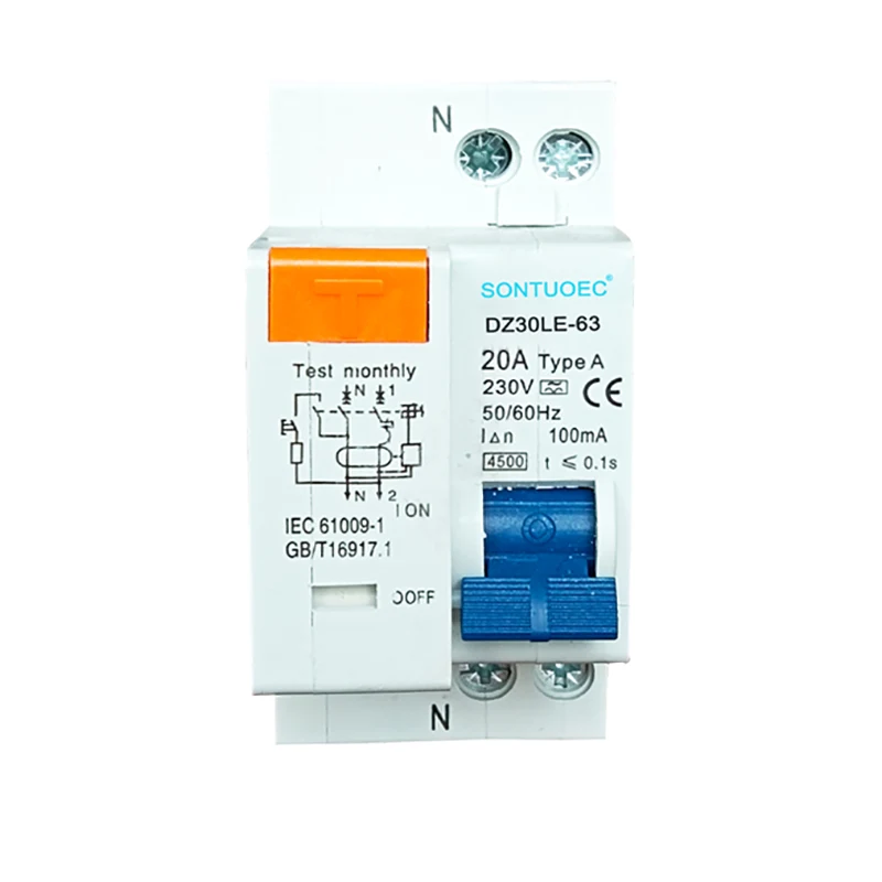 1p + n Electronic mhando rcbo