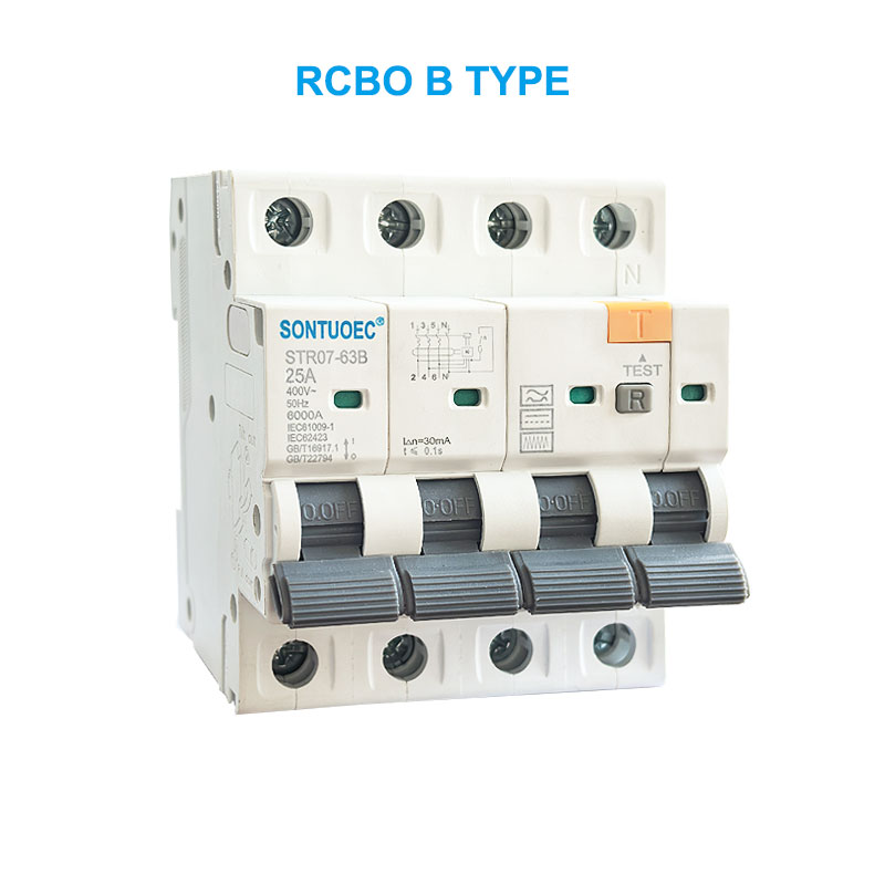 Stro7-63b rcbo b mhando 2P 4P yakasara yazvino circaket breaker
